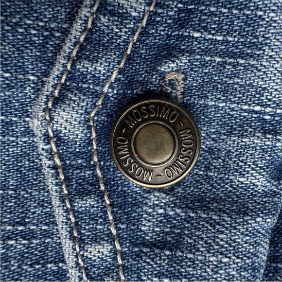 Mossimo Vintage Y2K Denim Jean Micro Mini Skirt Light Wash Festival Sz Womens 7 - Picture 6 of 7
